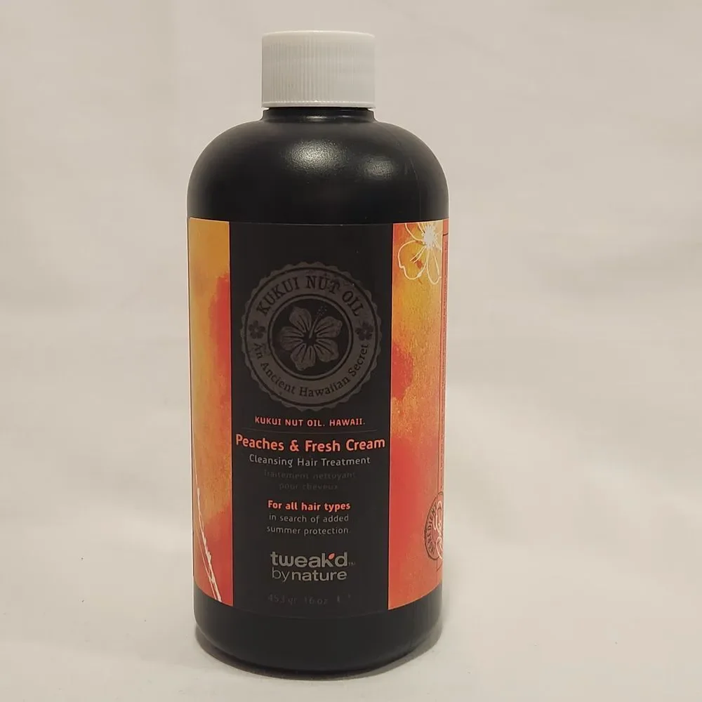 Tweak'd by Nature Peaches‎ Fresh Cream Cleansing Hair Treatment 16 oz ea SEALED